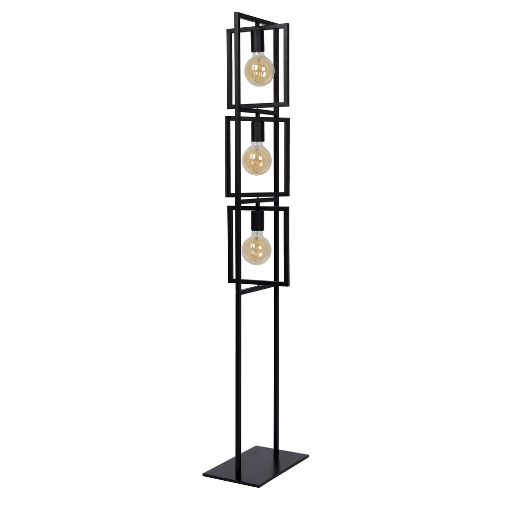 Lucide VloerlampLuuk 3-lichts zwart - 00726/03/30